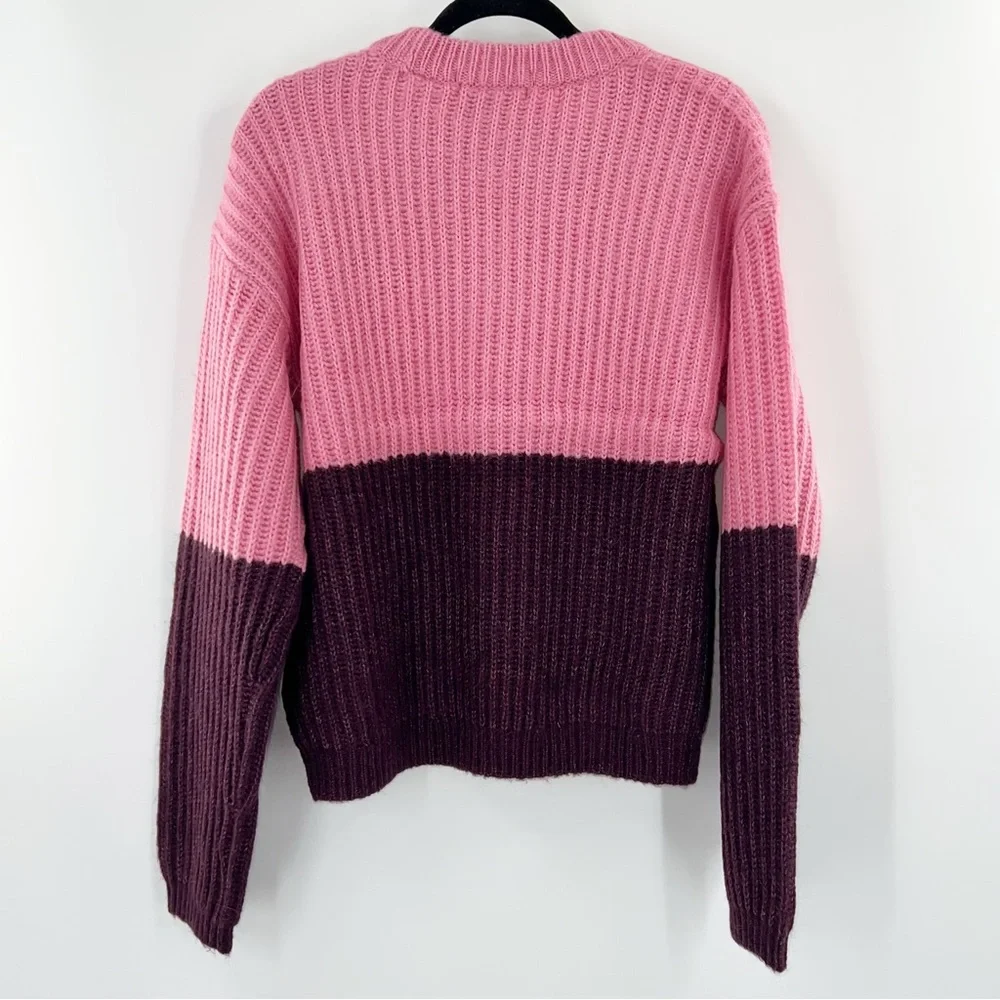 Scotch & Soda NWT Chunky Knit Color-blocked Sweater size XL